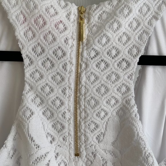 Lilly Pulitzer Stelle Resort White Paradise Island Lace Overlay Dress Size XS - Picture 8 of 16